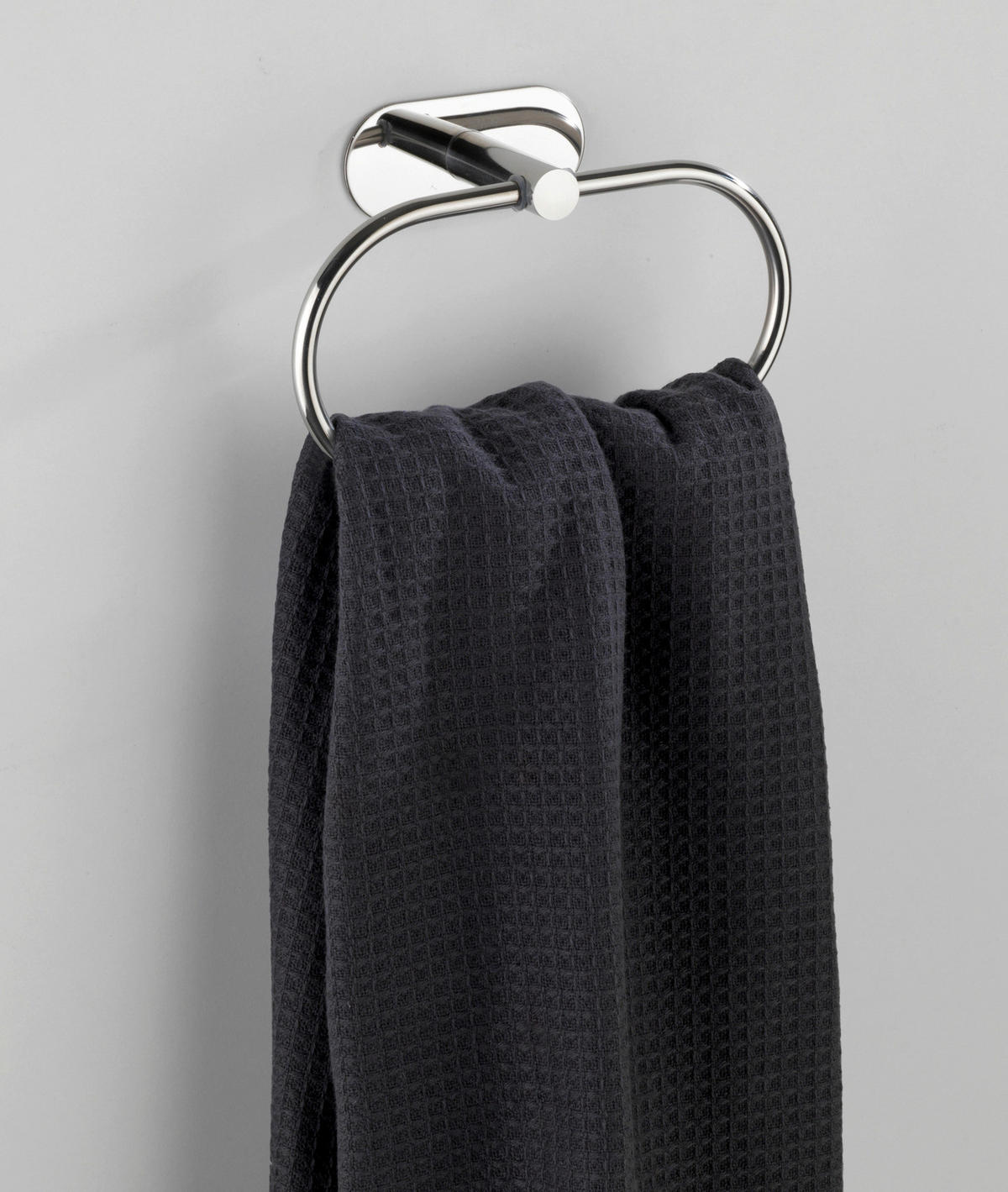 Handtuchring silber Edelstahl B/H/T: ca. 20,5x12,5x7,5 cm Handtuchring_Orea_Edelstahl_Shine - silber (20,50/12,50/7,50cm) - Turbo-Loc
