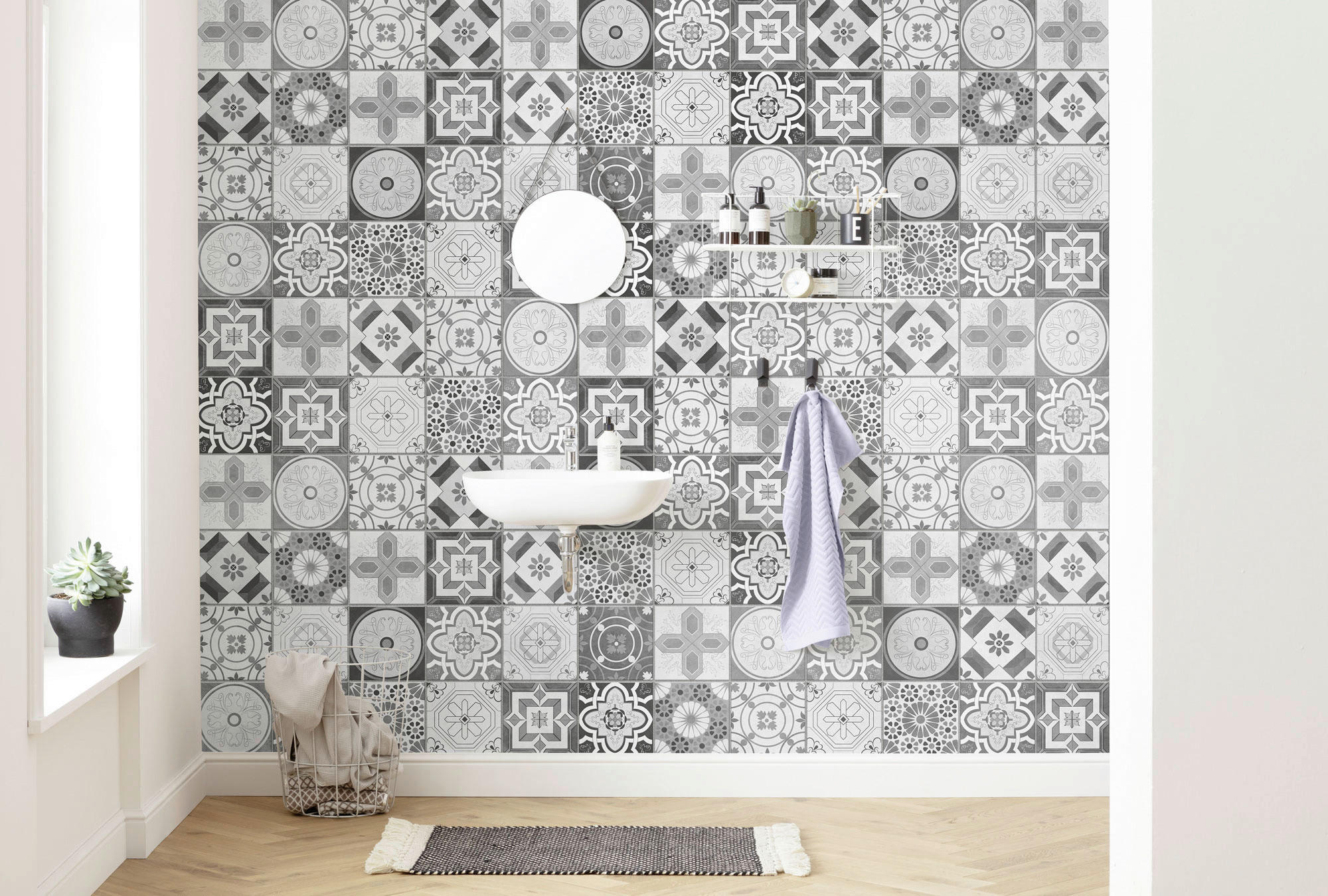 Komar Fototapete Pattern Porto B/L: ca. 400x250 cm Pattern Porto - (400,00/250,00cm) - Komar