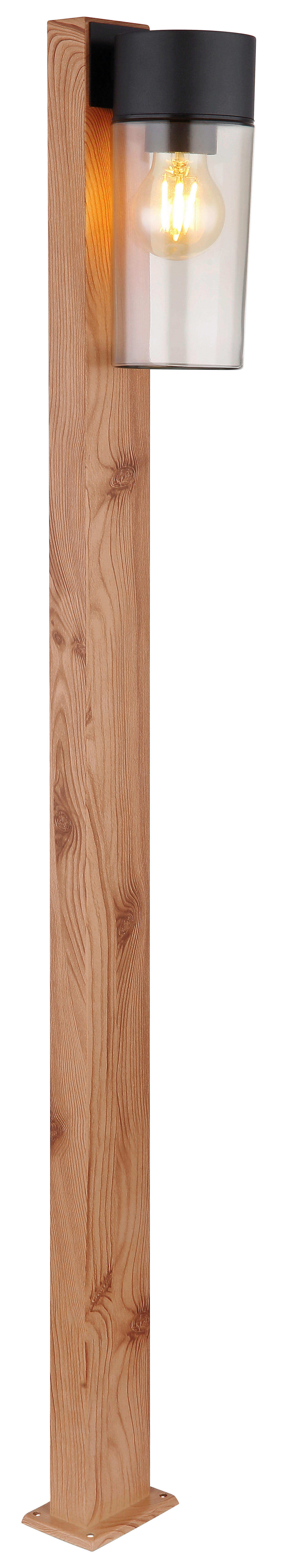 Außenleuchte dunkelbraun Rauch B/H/T: ca. 14,5x100x9 cm ETSI - dunkelbraun/Rauch (14,50/100,00/9,00cm) - GLOBO