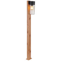 Außenleuchte dunkelbraun Rauch B/H/T: ca. 14,5x100x9 cm ETSI - dunkelbraun/Rauch (14,50/100,00/9,00cm) - GLOBO