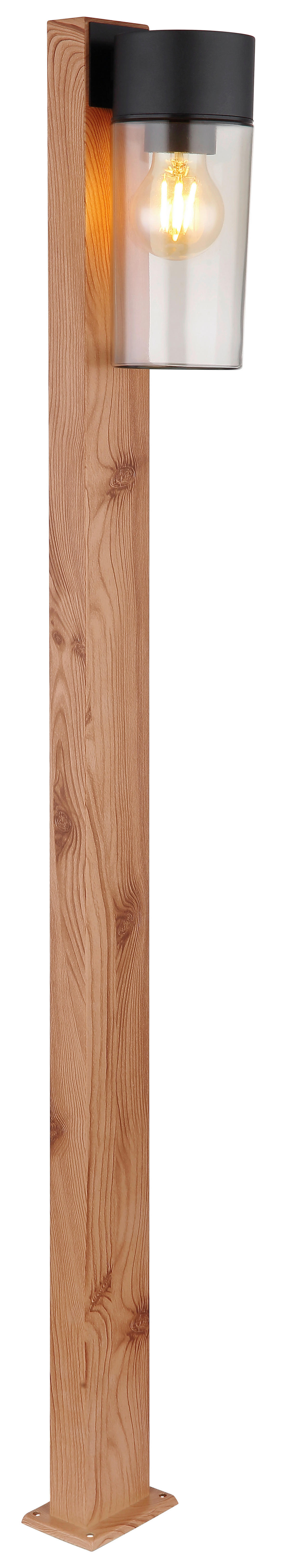 Außenleuchte dunkelbraun Rauch B/H/T: ca. 14,5x100x9 cm ETSI - dunkelbraun/Rauch (14,50/100,00/9,00cm) - GLOBO