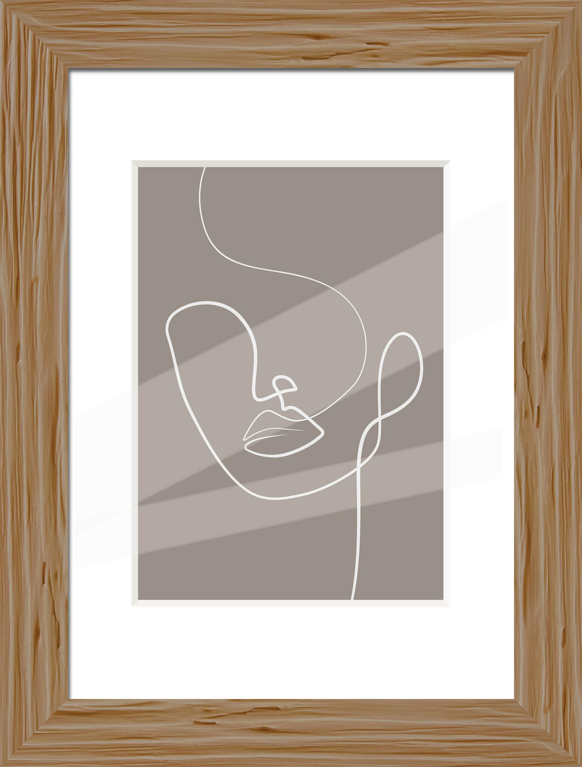 Bilderrahmen natur Holz B/L: ca. 21x29,7 cm Holzrahmen_Nordic 21x29,7 - natur (21,00/29,70cm)
