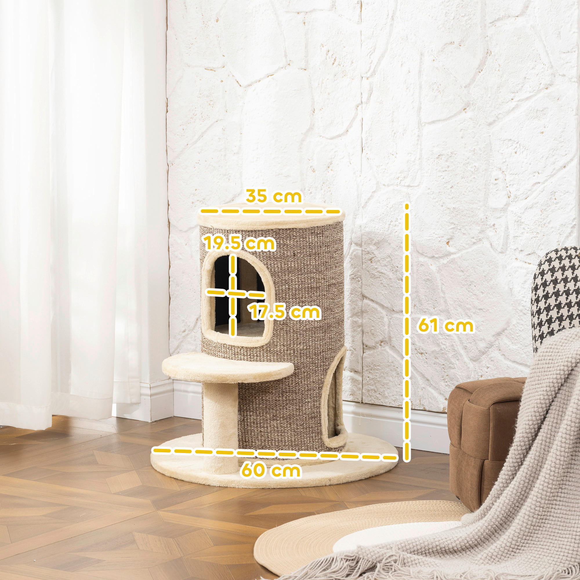 Thumbnail - PawHut Kratztonne