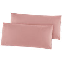 Kissenhülle Renforce Kissenbezug-Renforce_2erPack 40x80 - altrosa (40,00/80,00cm)