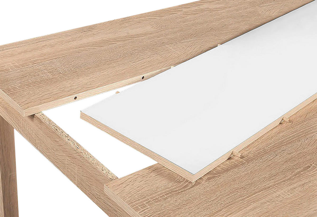 Tisch NORI Eiche Nachbildung B/H/T: ca. 160x75x90 cm NORI - Eiche (160,00/75,00/90,00cm) - byLIVING