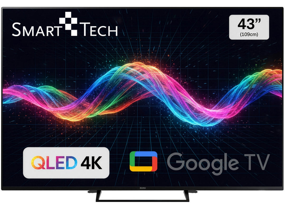 Smart-Tech LED-Fernseher 43QG06V QLED-TV_43"_4K_43QG06V_SmartTech - Smart-Tech
