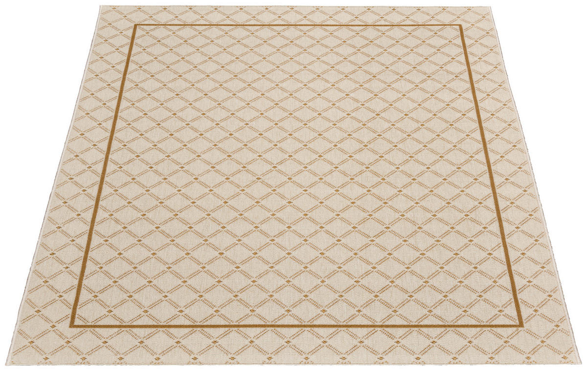 Webteppich Luxus beige B/L: ca. 120x170 cm Luxus - beige/gold (120,00/170,00cm)