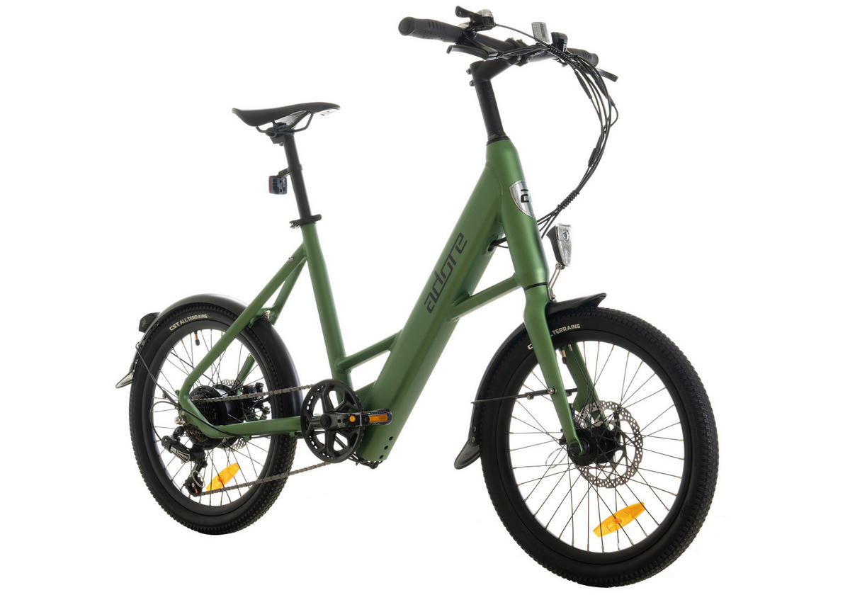 Adore E-Bike C-200 C-200 20 Zoll Rahmenhöhe 42 cm 7 Gänge grün grün ca. 250 W ca. 20 Zoll C-200 - grün - Adore