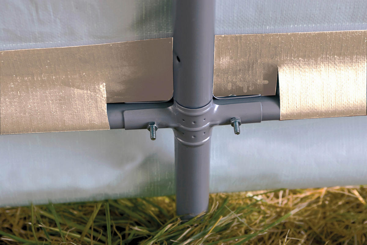 ShelterLogic Gewächshaus 9m² B/H/L: ca. 300x249x300 cm 9m² - weiß (300,00/300,00/249,00cm) - ShelterLogic