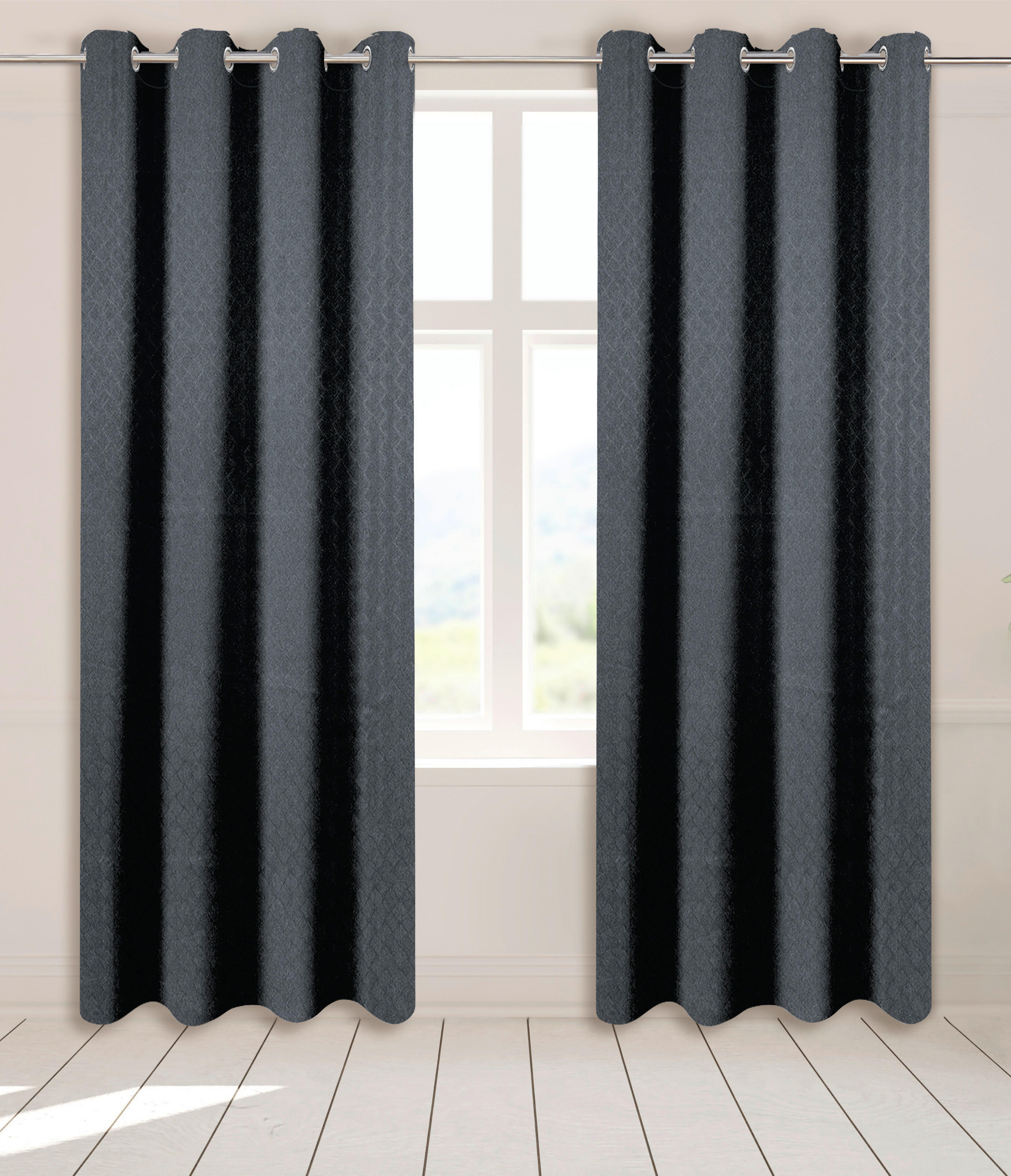 Verdunklungsvorhang Larius anthrazit B/L: ca. 140x245 cm Larius - anthrazit (140,00/245,00cm)