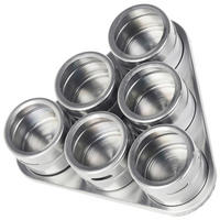 SCHÄFER Gewürzdosenset Metallic Silver silber Edelstahl Metallic Silver - silber - SCHÄFER
