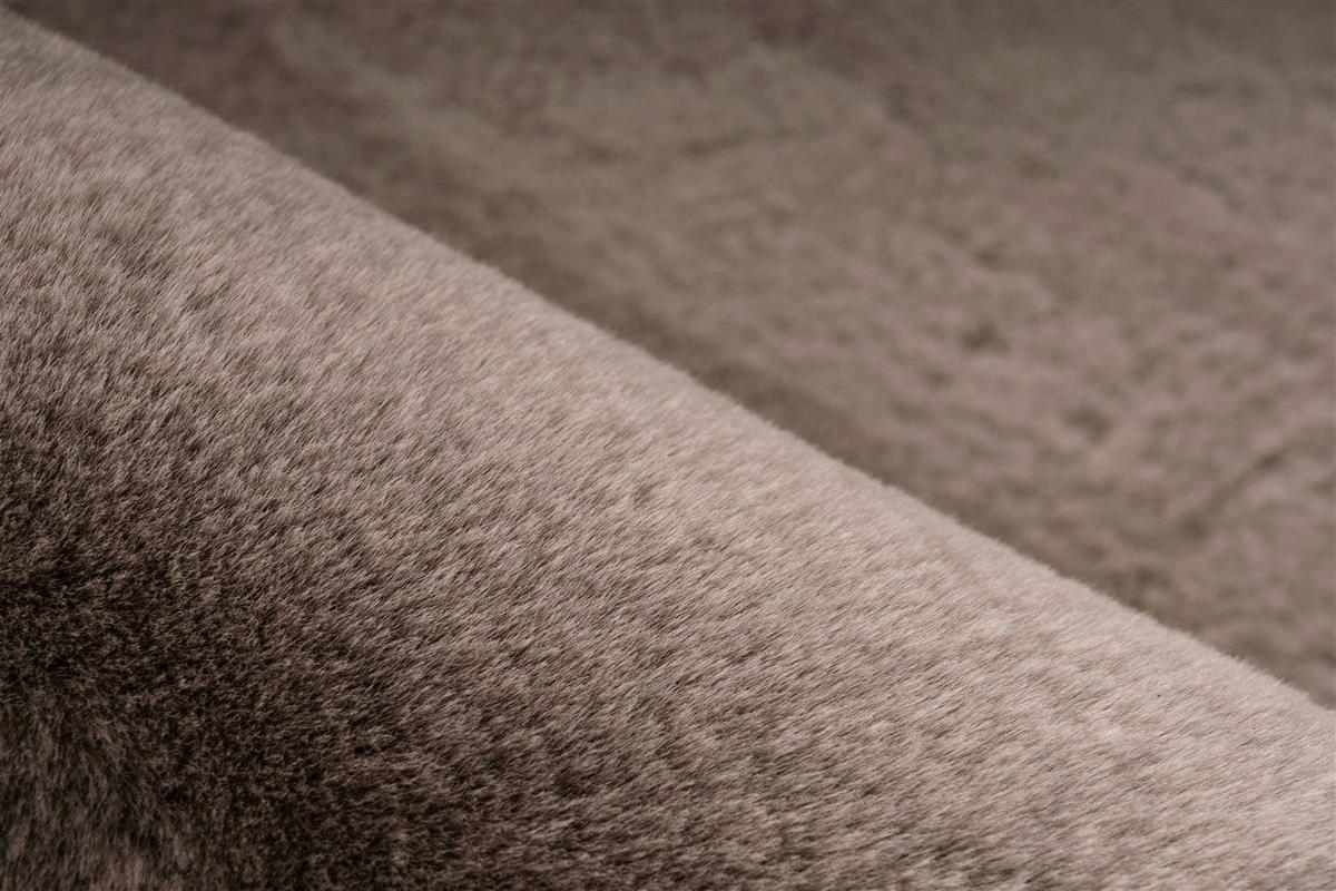 Padiro Hochflorteppich Rabbit Light 525 taupe B/H/L: ca. 80x3,6x150 cm Rabbit Light 525 - taupe (150,00/80,00/3,60cm) - Padiro