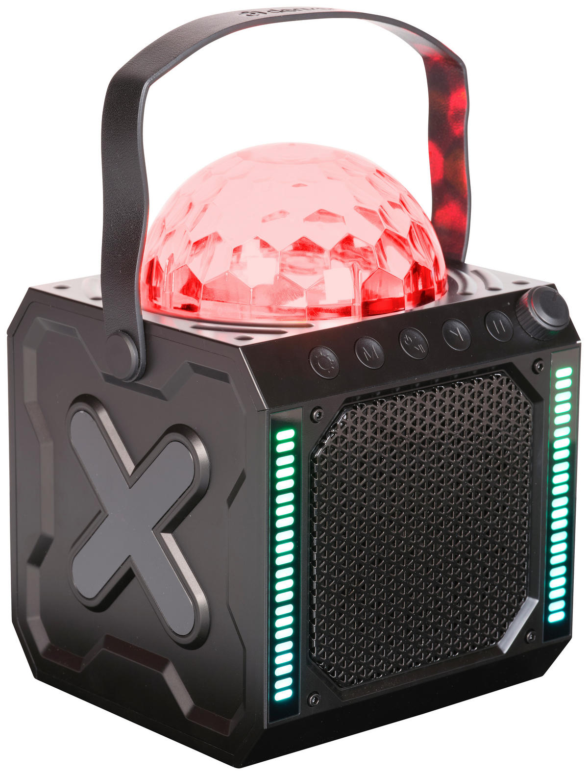 Denver Bluetooth-Party-LautsprecherBTM-618 BTM-618 schwarz B/H/T: ca. 17x22x16 cm BTM-618 - schwarz (17,00/22,00/16,00cm) - Denver
