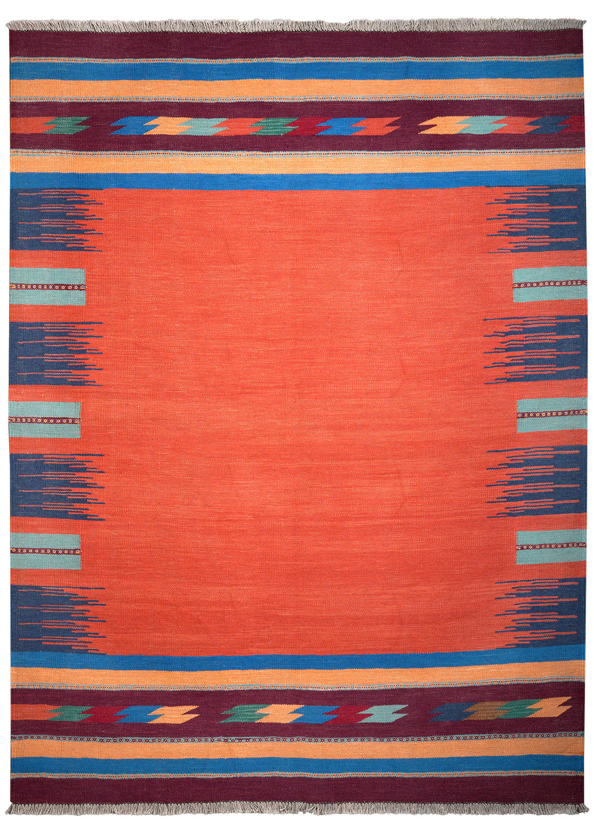 PersaTepp Teppich Kelim Gashgai multicolor B/L: ca. 170x229 cm Kelim Gashgai - multicolor (170,00/229,00cm) - PersaTepp