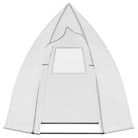 Outsunny Gewächshaus B/H/L: ca. 140x180x160 cm Gewächshaus - weiß (160,00/140,00/180,00cm) - Outsunny