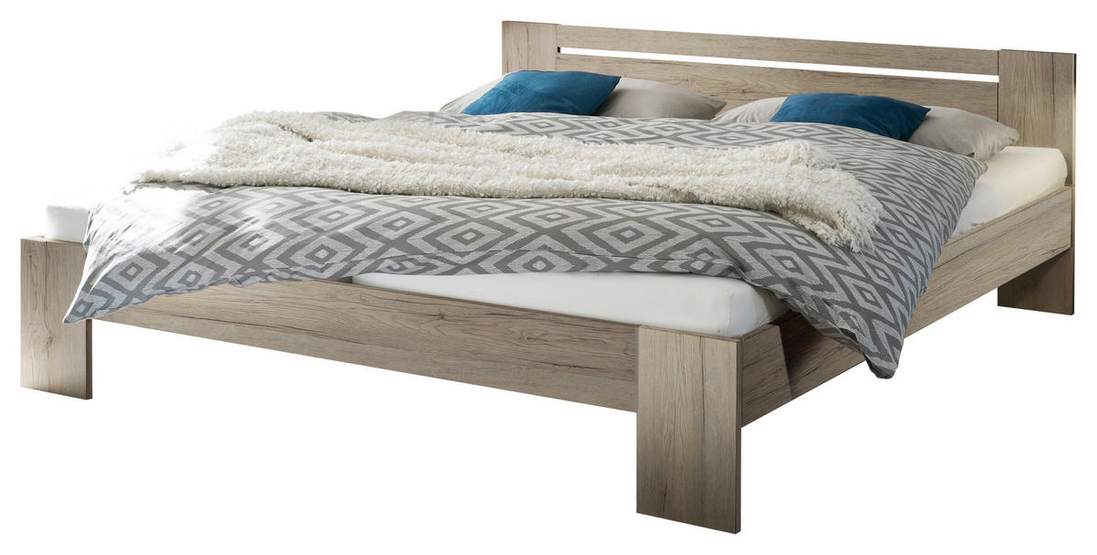 Futonbett Cannes Eiche San-Remo Nachbildung Liegefläche B/L: ca. 90x200 cm Cannes - Eiche (95,00/71,00/204,00cm)