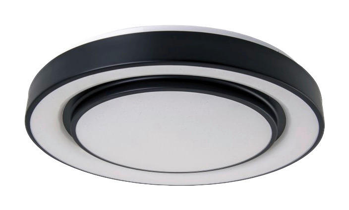 Näve Leuchten LED Deckenleuchte NV1378622 schwarz Eisen Kunststoff H/D: ca. 7x38 cm null 1 Brennstellen Monterey - schwarz (38,00/7,00cm) - Näve Leuchten