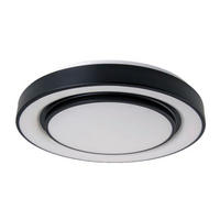 Näve Leuchten LED Deckenleuchte NV1378622 schwarz Eisen Kunststoff H/D: ca. 7x38 cm null 1 Brennstellen Monterey - schwarz (38,00/7,00cm) - Näve Leuchten