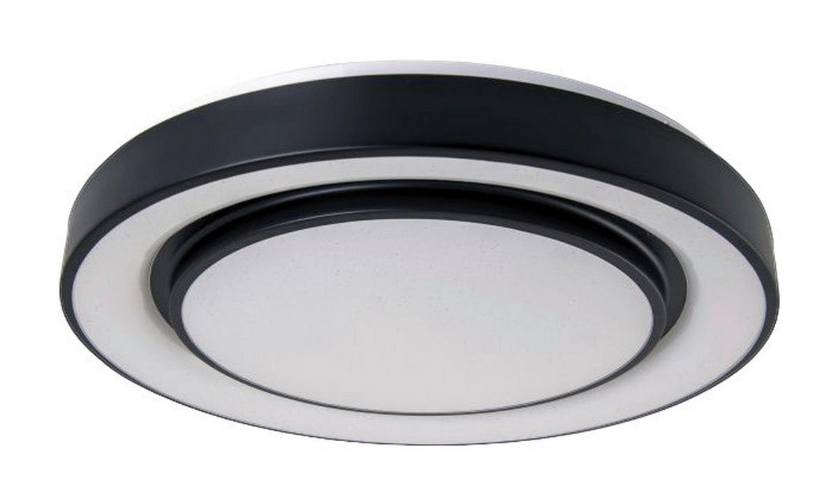 Näve Leuchten LED Deckenleuchte NV1378622 schwarz Eisen Kunststoff H/D: ca. 7x38 cm null 1 Brennstellen Monterey - schwarz (38,00/7,00cm) - Näve Leuchten