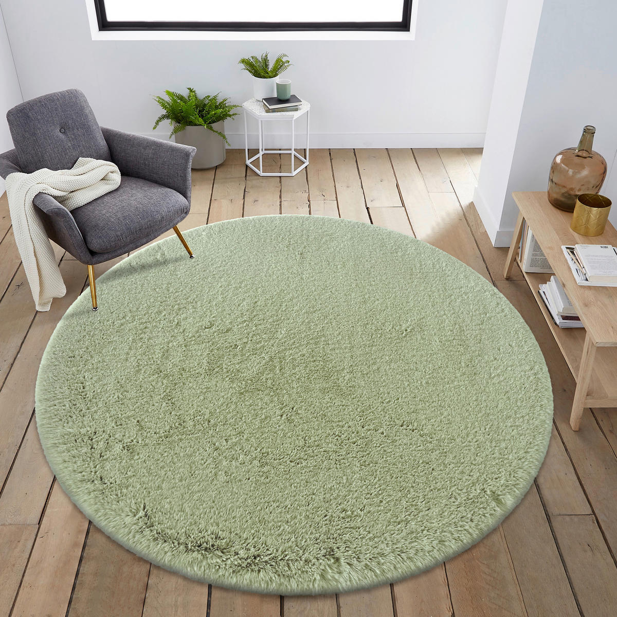 Fellimitat Moyo salbei D: ca. 160 cm Moyo - salbei (160,00cm)