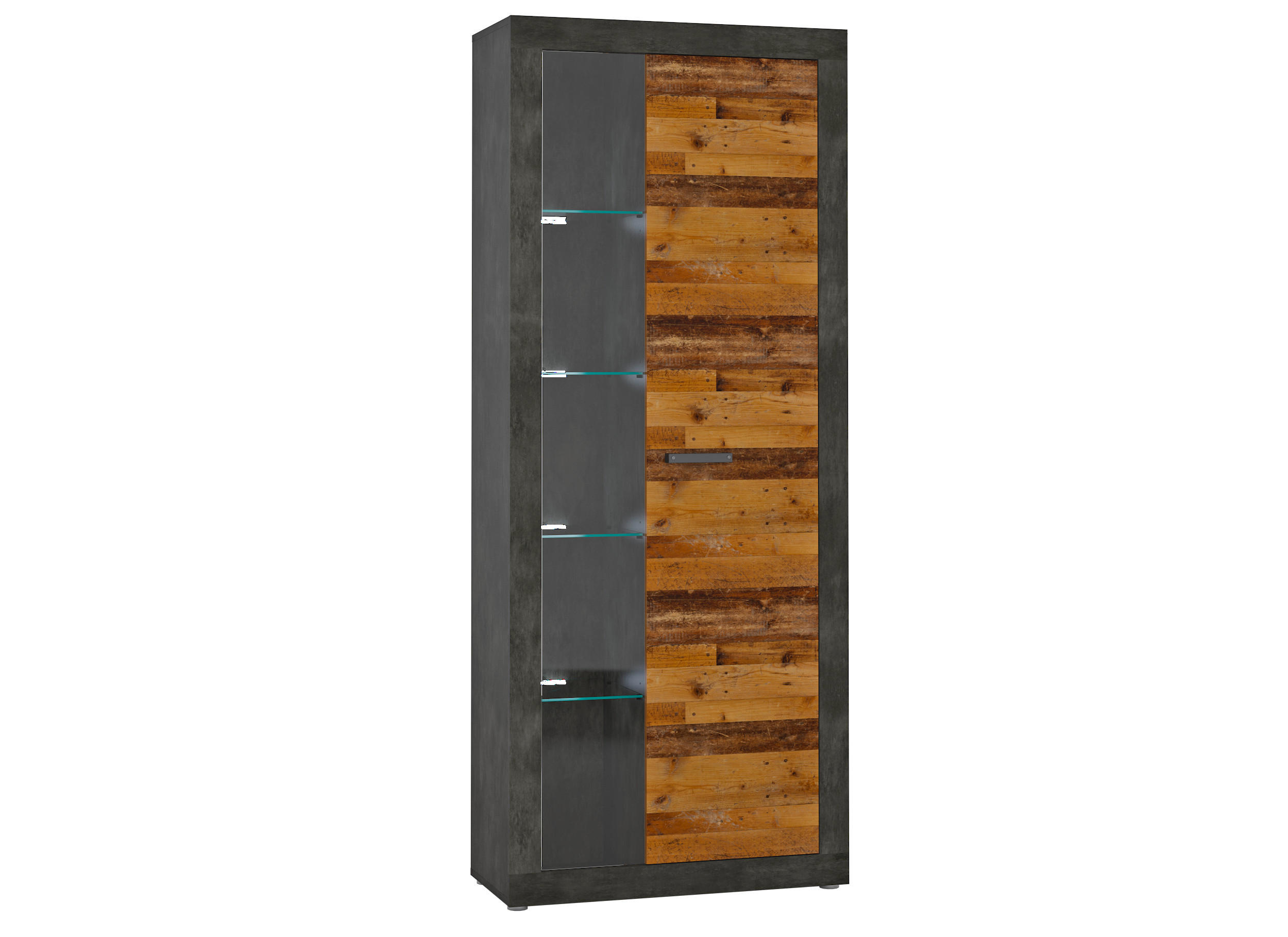 Standvitrine Kassel B/H/T: ca. 78x192x35 cm Kassel - (78,00/192,00/35,00cm)