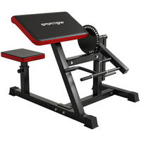 SPORTNOW Beinstrecker schwarz Kunstleder B/H/L: ca. 95x80x105 cm Beinstrecker - schwarz (105,00/95,00/80,00cm) - SPORTNOW