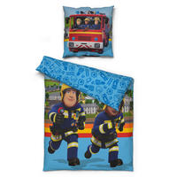 Microfaser Bettwäsche Bettwäsche_Feuerwehrmann_Sam - multicolor (135,00/200,00cm) - Feuerwehrmann Sam