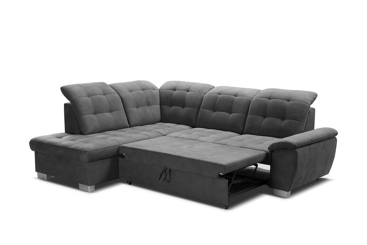 Funktionsecke Bonny dunkelgrau Microfaser Bonny - dunkelgrau/silber