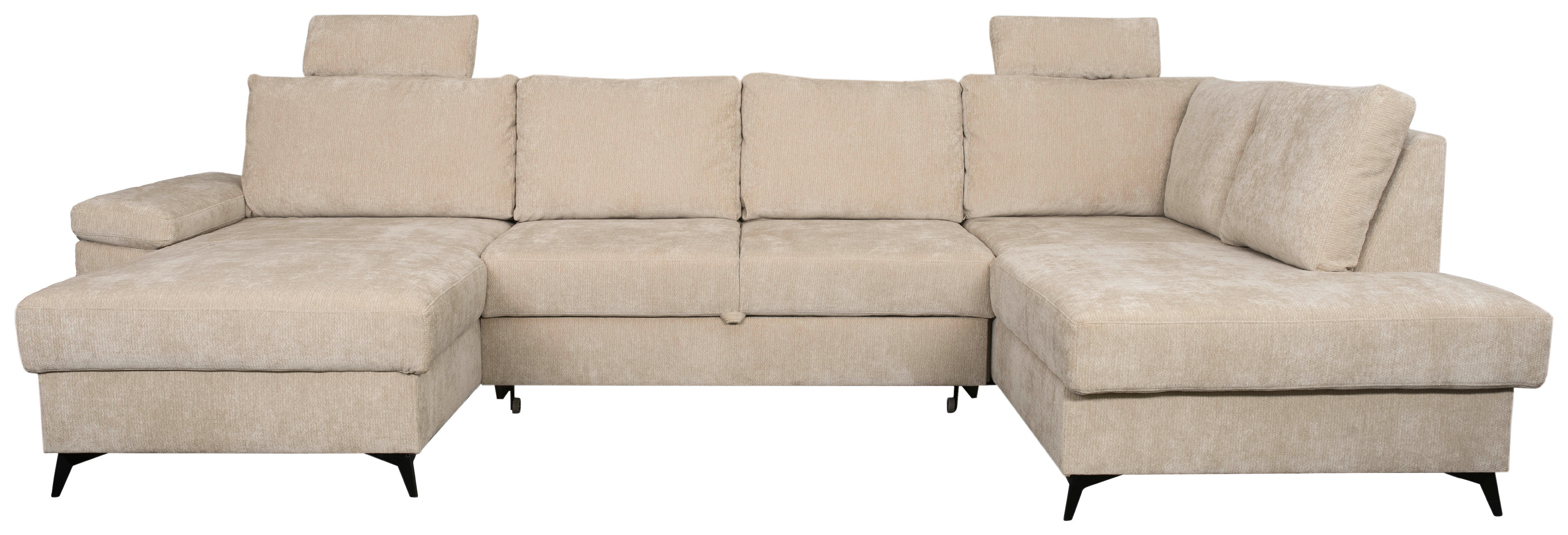 Kopfstütze Sara U beige Microfaser B/H/T: ca. 50x22x13 cm Sara U - beige (50,00/22,00/13,00cm)