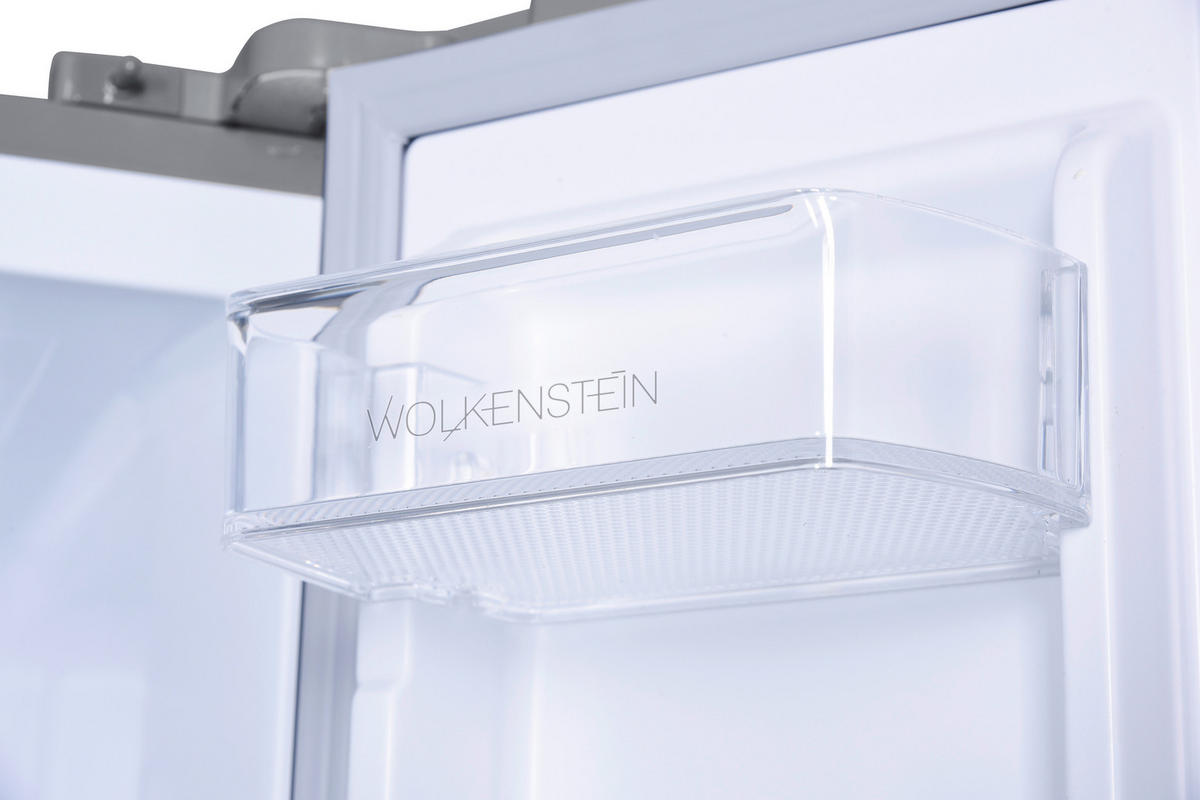 Wolkenstein Kühl-/Gefrierkombination FD351.4A++ Inox B/H/T: ca. 64x186x69 cm Kühl-/Gefrierkombi FD351.4A++ - Inox (64,00/186,00/69,00cm) - Wolkenstein
