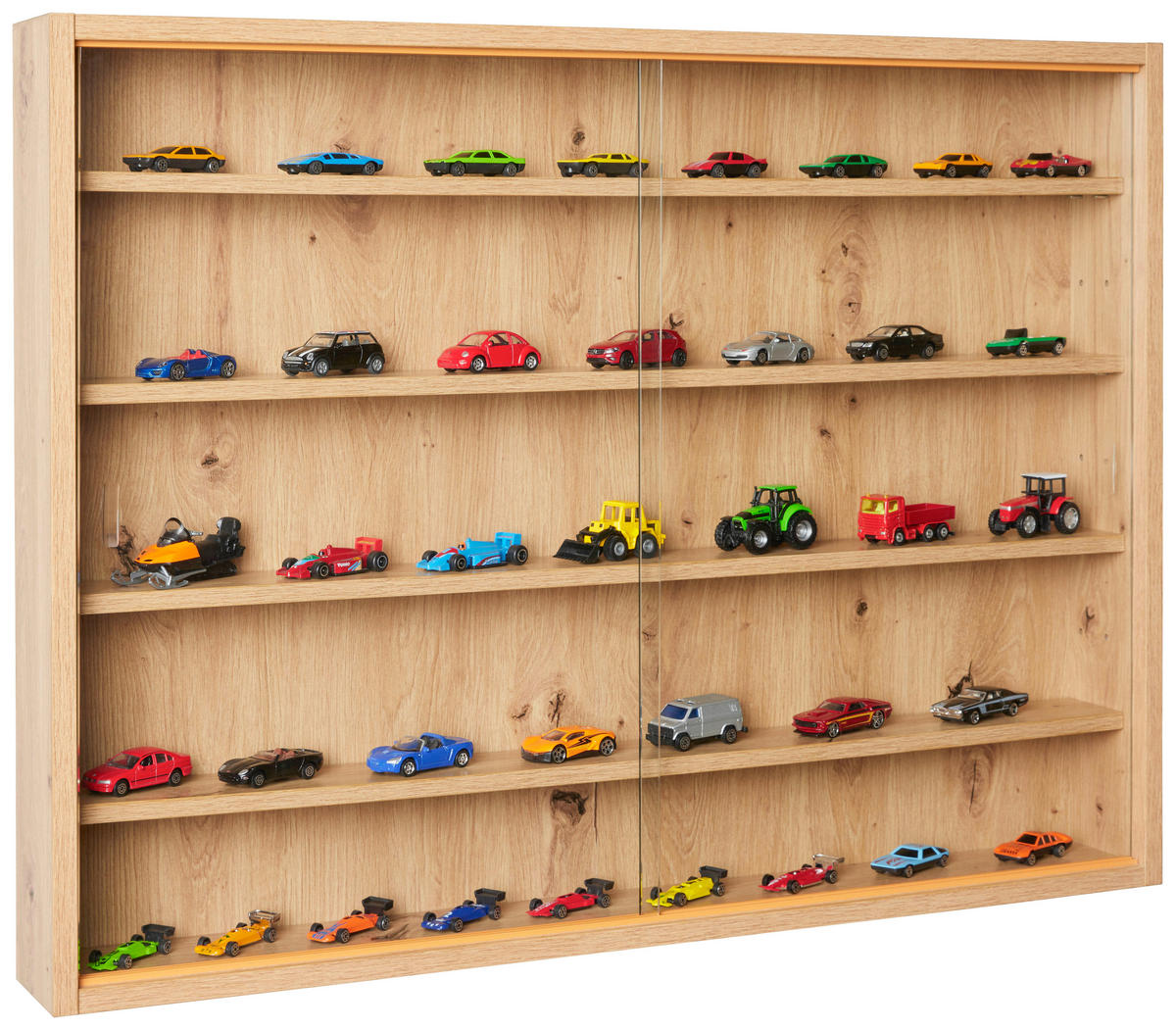 Sammelvitrine Artisario Eiche Artisan Nachbildung B/H/T: ca. 80x60x9,5 cm Artisario - Eiche (80,00/60,00/9,50cm) - Inter Link