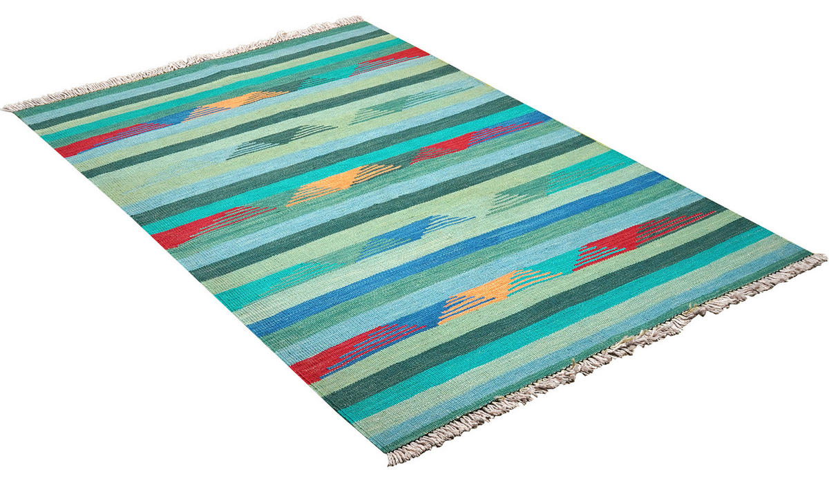 PersaTepp Teppich Kelim Gashgai multicolor B/L: ca. 102x154 cm Kelim Gashgai - multicolor (102,00/154,00cm) - PersaTepp