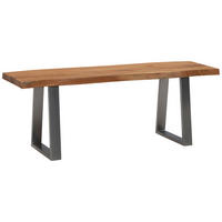 Sitzbank B/H/T: ca. 120x46x40 cm Garderobenbank - (120,00/46,00/40,00cm) - Wohnling
