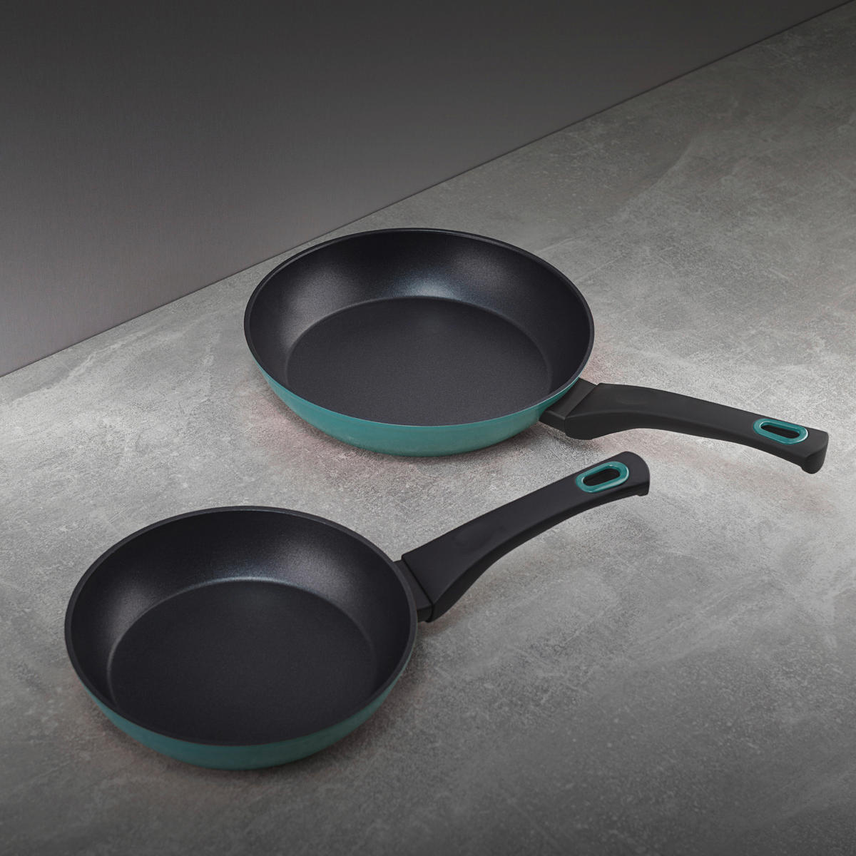 BERGNER Pfannenset Classique grün Aluminium Classique - grün - BERGNER