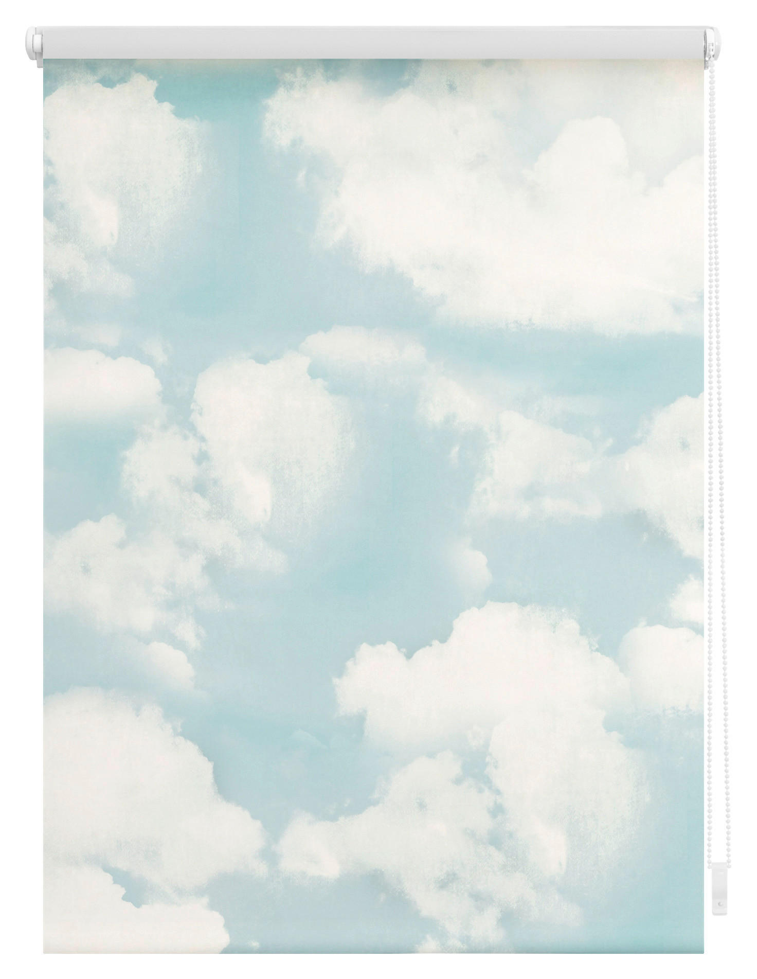 Thumbnail - LICHTBLICK Rollo Wolken blau B/L: ca. 80x150 cm