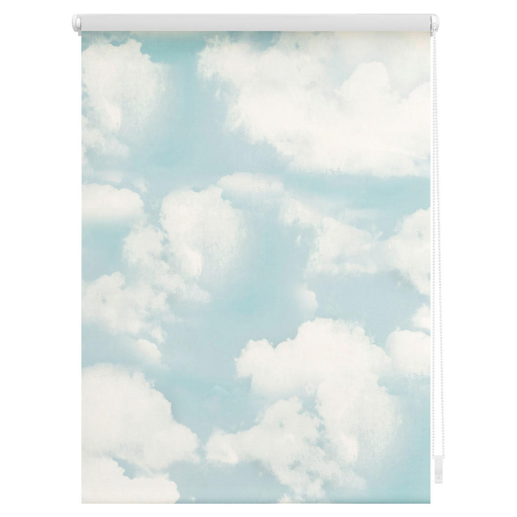 Thumbnail - Rollo Wolken blau B/L: ca. 120x150 cm
