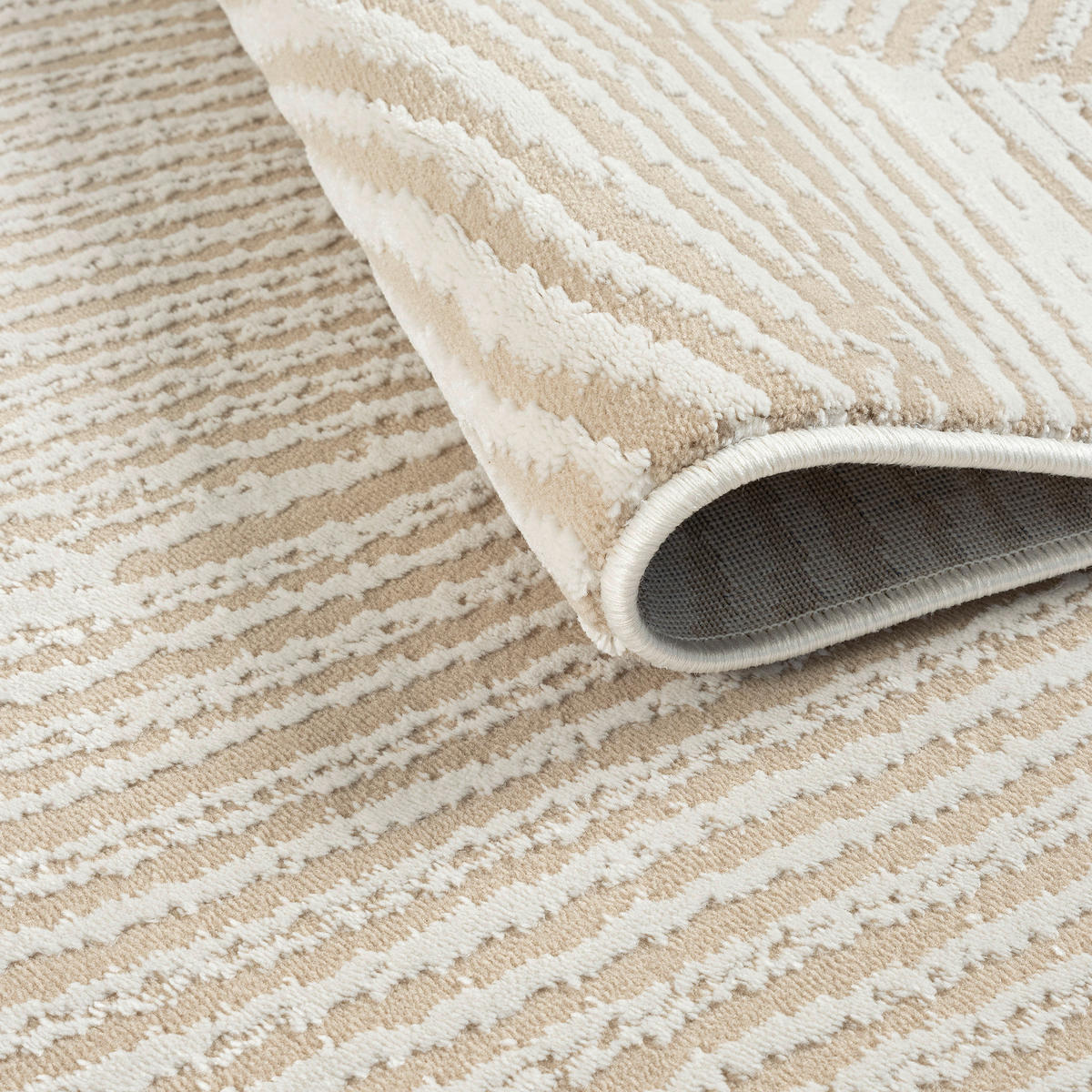Sanat Kurzflorteppich HERA beige B/L: ca. 120x160 cm HERA - beige (120,00/160,00cm) - Sanat