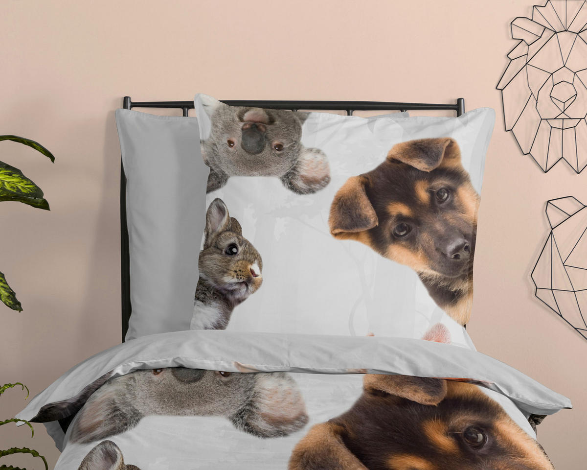 Baumwoll Bettwäsche Semmie Renforce Semmie - multicolor (135,00/200,00cm) - Good Morning