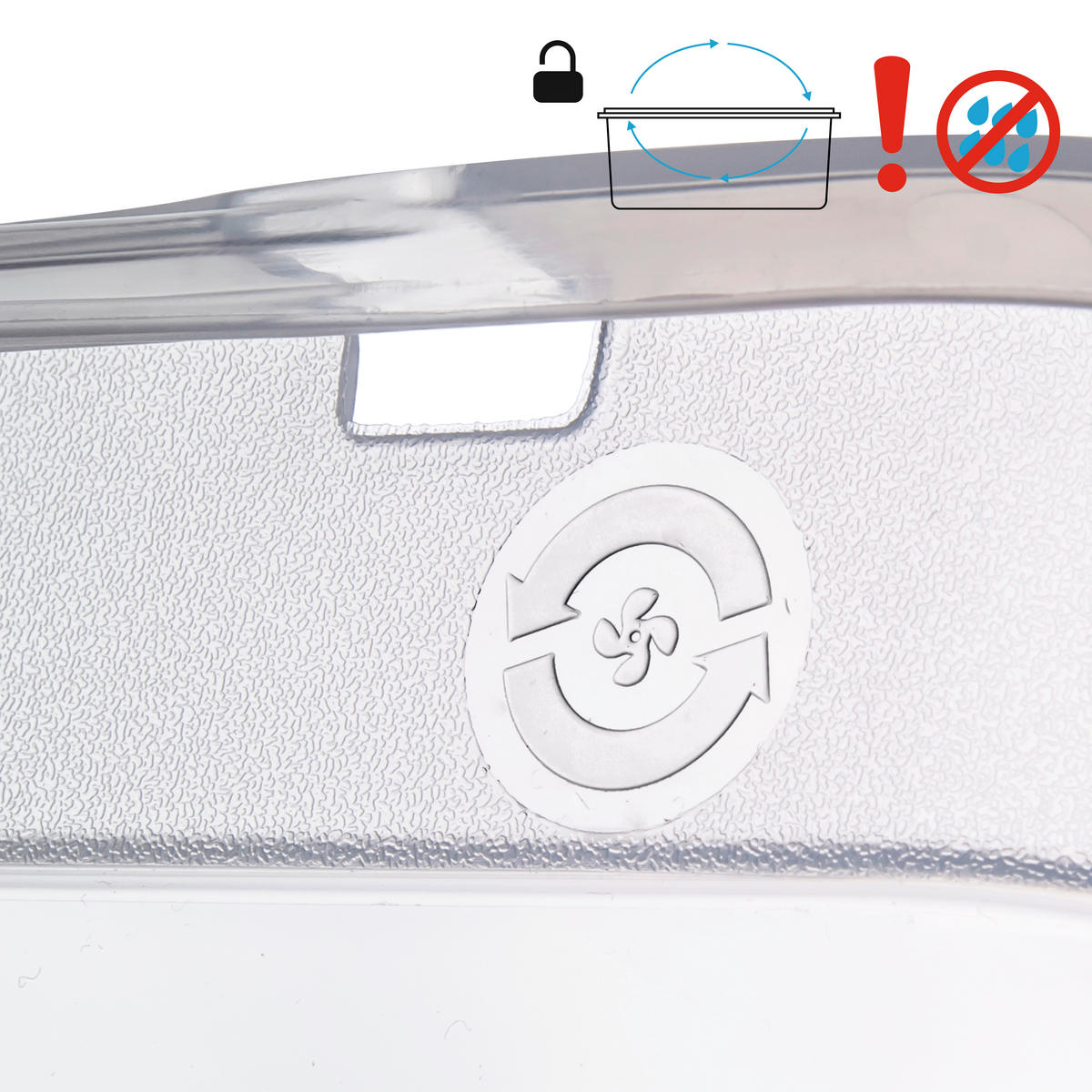 keeeper Aufbewahrungsbox transparent B/H/L: ca. 39x42x59 cm Aufbewahrungsbox_Bert 63l - transparent (59,00/39,00/42,00cm) - keeeper