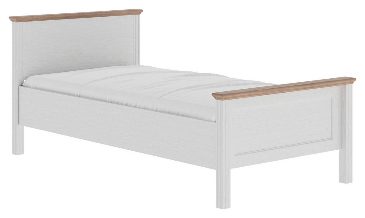 Bett Maluno weiß Maluno - weiß (215,00/100,00/94,00cm) - Inter Link