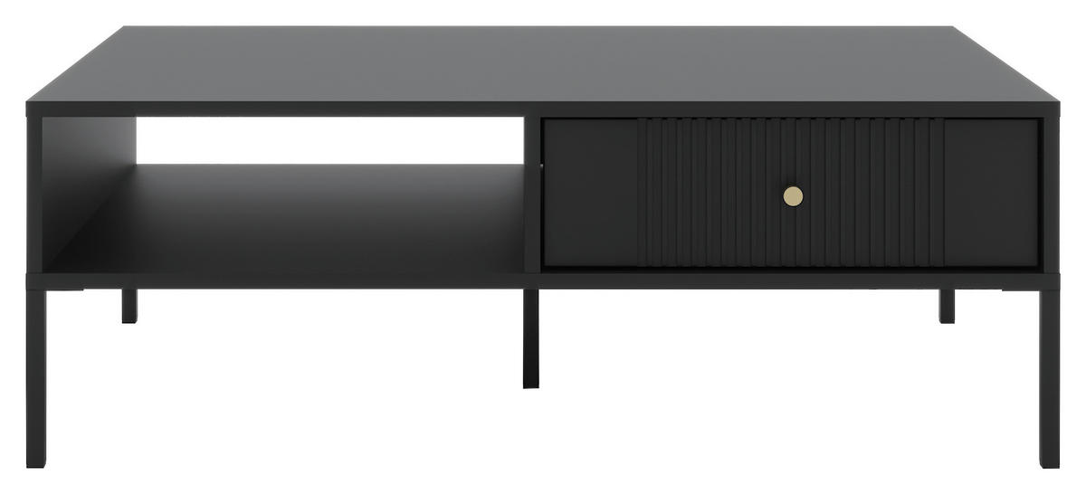 Couchtisch ISEO schwarz B/H/T: ca. 104x37x68 cm ISEO - schwarz (104,00/37,00/68,00cm) - WIPMEB