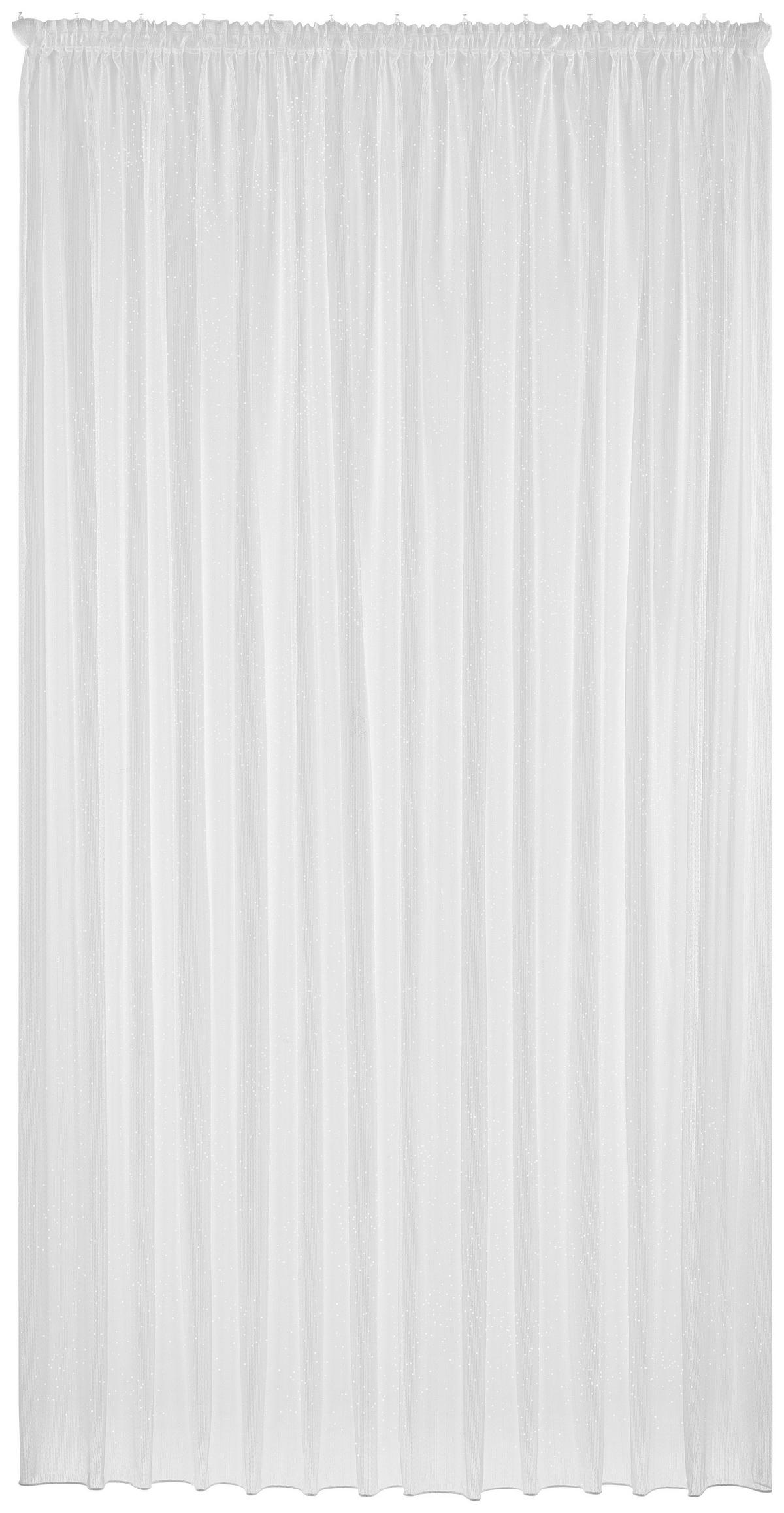 Fertigstore Glitzer weiß B/L: ca. 300x245 cm Glitzer - weiß (300,00/245,00cm) - POCOline
