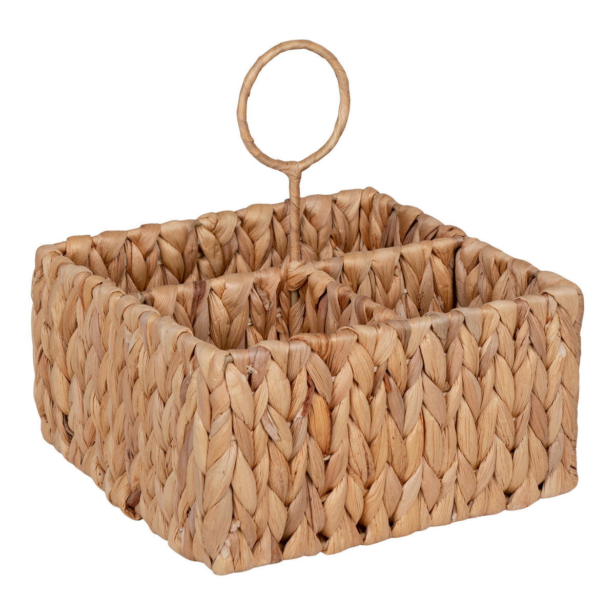 Aufbewahrungskorb Pleiku natur Wasserhyazinthe B/H/L: ca. 20x22x20 cm Pleiku - natur (20,00/20,00/22,00cm)