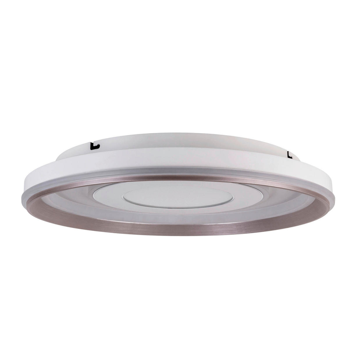 Näve Leuchten LED-Deckenleuchte weiß Kunststoff Metall B/H/T/D: ca. 50x7,5x50x50 cm DOIRA - weiß (50,00/7,50/50,00cm) - Näve Leuchten