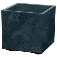 Prosperplast Blumentopf mit Rollen Sierra Square anthrazit Kunststoff B/H/L: ca. 38,5x37x38,5 cm Sierra Square - anthrazit (38,50/38,50/37,00cm) - Prosperplast
