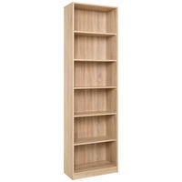 Regal Peggy 7 Eiche Sonoma Nachbildung B/H/T: ca. 58x200x28 cm Peggy 7 - Eiche (58,00/200,00/28,00cm)
