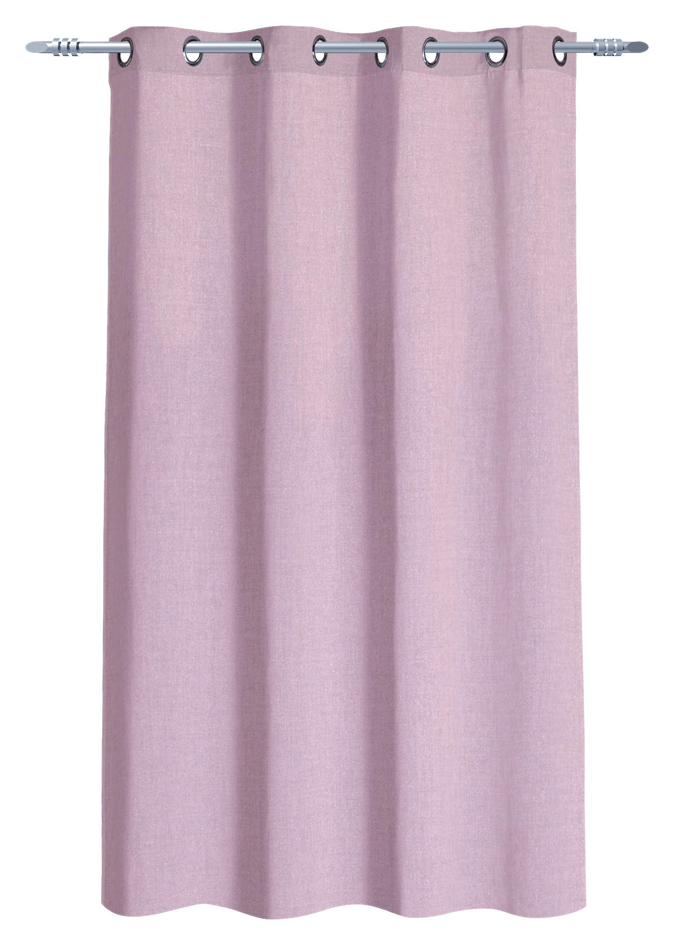 Ösenvorhang Cleo rosa B/L: ca. 140x175 cm Cleo - rosa (140,00/175,00cm) - POCOline