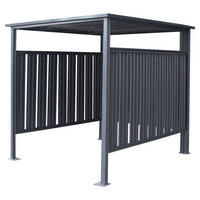 Westmann Fahrradgarage SI03000 anthrazit anthrazit B/H/T: ca. 180x210x203 cm Fahrradgarage Holzlager - anthrazit (180,00/210,00/203,00cm) - Westmann