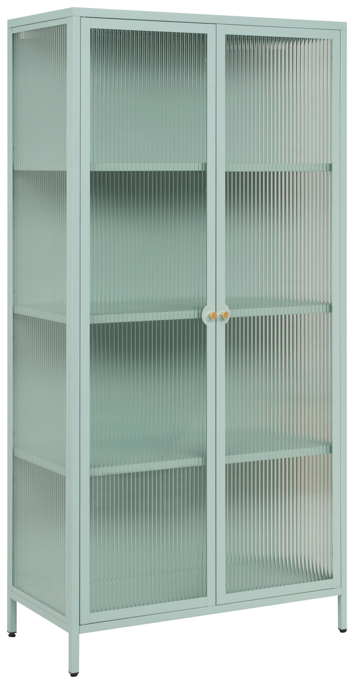 Vitrine Milton mint B/H/T: ca. 80x160x40 cm Milton - mint (80,00/160,00/40,00cm)