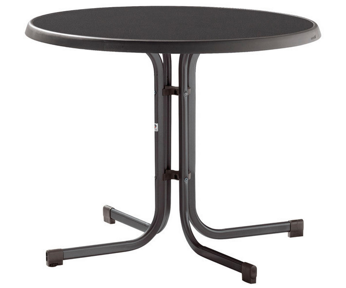 Sieger Boulevardtisch anthrazit Stahl H/D: ca. 72x86 cm Boulevardtisch_Sieger - anthrazit (86,00/72,00cm) - Sieger